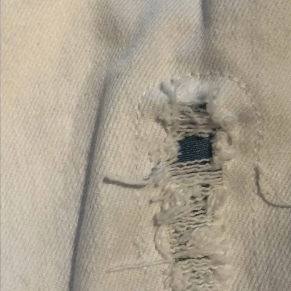 Ralph Lauren white jeans size 7 patchwork